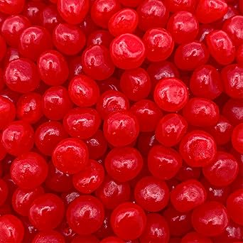 Cherry Sours | Chewy Red Candy | 1 Pound Bag | Sour Red Candy | Sour Cherry Balls | Cherry Sours Candy Balls | Aprox.150 pieces