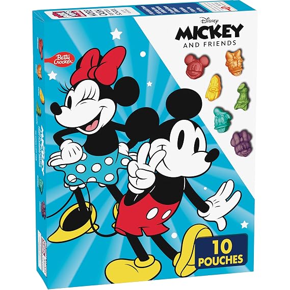 Disney Mickey & Friends Fruit Flavored Snacks, Gluten Free, 10 ct, 8 oz