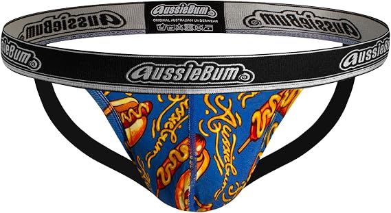 aussieBum WonderJock 2.0 HotDogg Blue Pattern Jock