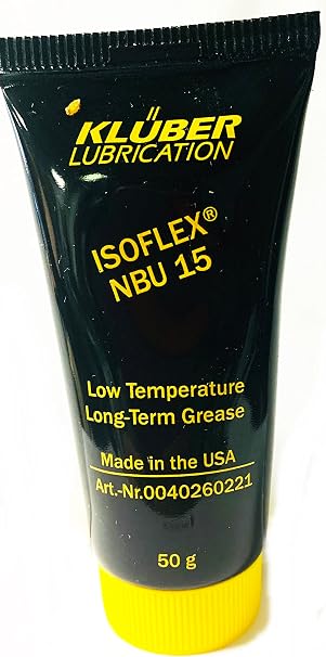 Kluber Lubrication Isoflex NBU 15 Spindle Bearing Grease for Machine and Textile Machinery 50g Tube