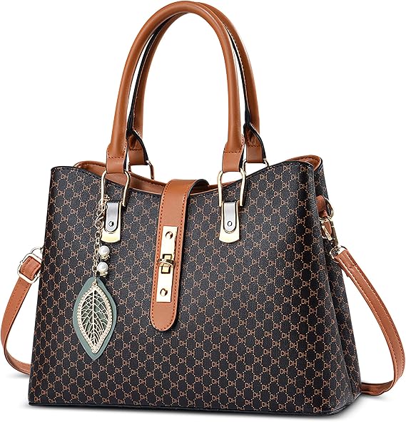 Women Handbag Top Handle Bag Elegant Exquisite Pendant Shoulder Bag PU Leather Ladies Crossbody Bag for Banquet Travel Business Yellow