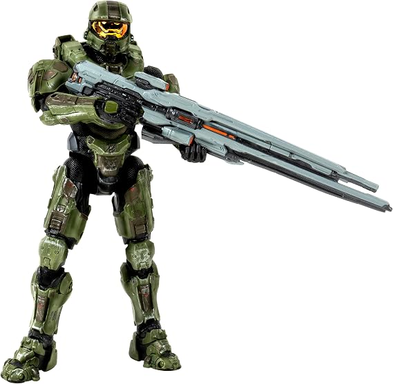 HALO Master Chief 5-6-Inch Articulated Figure with Weapon and Hand Accessories