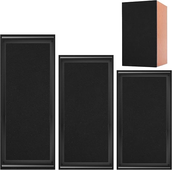Speaker Fabric Black Speaker Grill Cloth, 67"x20" Speakers Grill Cloth Fabric 3D Mesh Acoustic Box Cover, Tulle Subwoofer Stereo Fabric' Replacement for Home and Automotive