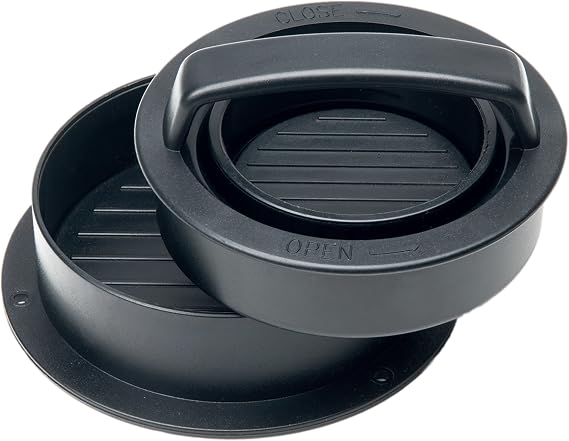 Stuffed Burger Press Kit, 3 in 1 Heavy Duty Non-Stick Patty Molds, Easily Make the Perfect Burger, Stuffed Burger or Sliders