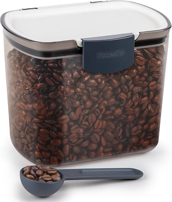 ProKeeper Coffee Storage Container with Scoop, Airtight, 1.5 Quart Capacity