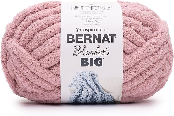 BERNAT Blanket 'Big', Chalk Pink, 300g