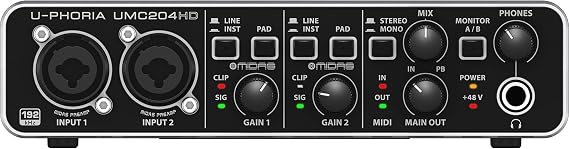 Behringer U-Phoria UMC204HD
