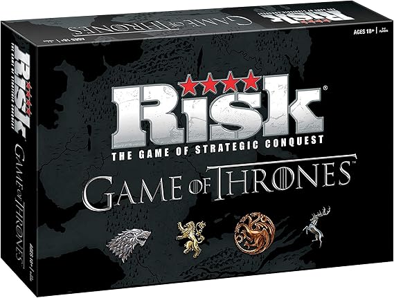 USAOPOLY Risk Themed Game of Thrones Strategy Board Game |for Game of Thrones Fans | Official Merchandise | Based on The TV Show on HBO, Orignal Color