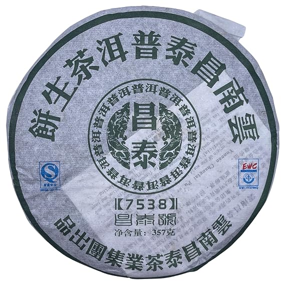 Pu-Erh tea,2007,Changtai Hao 7538,357g,Raw