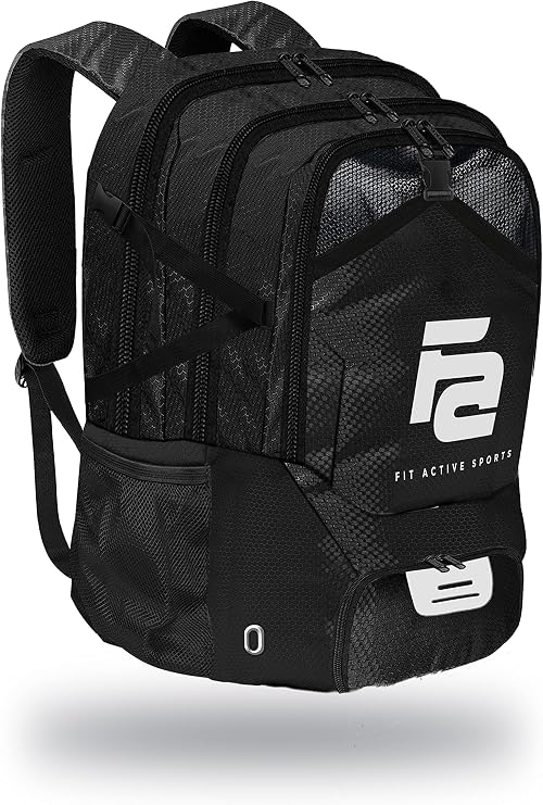 Fit Active Sports Backpack For Football, Basketball, Soccer, Volleyball - Multifunctional Sports Equipment Bag
