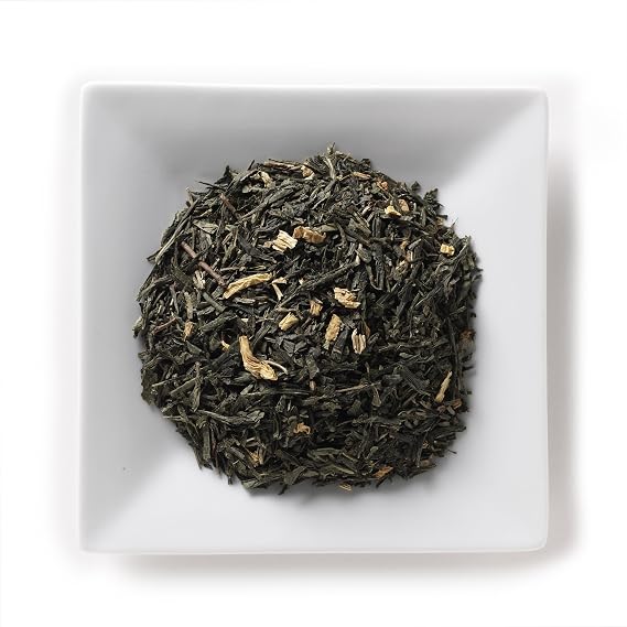 Mahamosa Mango Sencha Green Tea 8 oz - Flavored Loose Leaf Green Tea Blend (great for iced tea or hot tea)