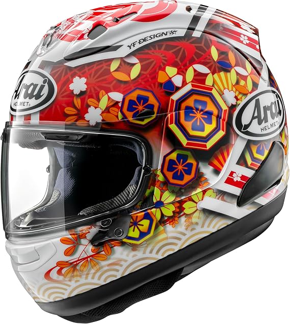 Arai RX-7X Nakagami GP3 Full Face Motorcycle Helmet, 22.4 - 22.8 inches 57 - 58 cm
