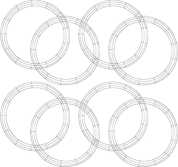 Ashland 8 Pack: 24; Wire Wreath Frame