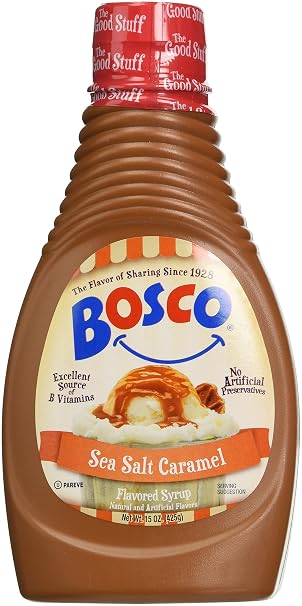 Bosco Syrup, Sea Salt Caramel, 15 Ounce