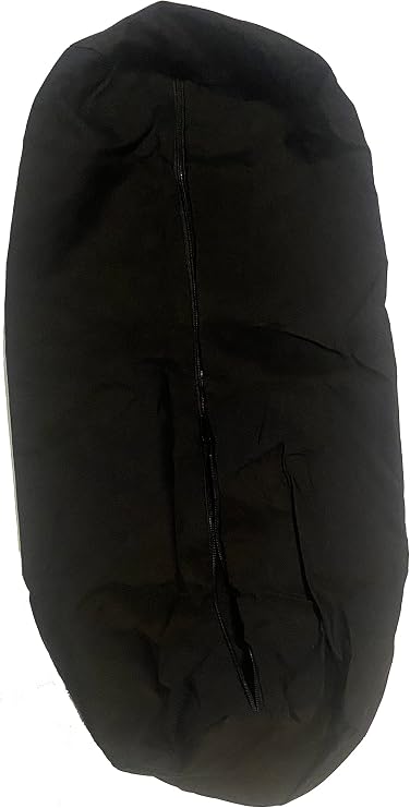 Therapists Choice Jackson Roll Zip on Pillowcase (Pillow case only, Does not Include The Pillow) (Black)