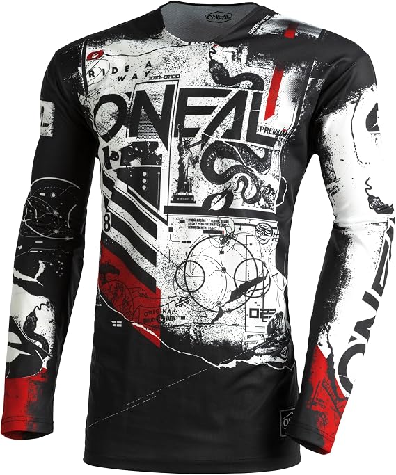 O'NEAL Mayhem Scarz Youth Jersey, Black/White LG