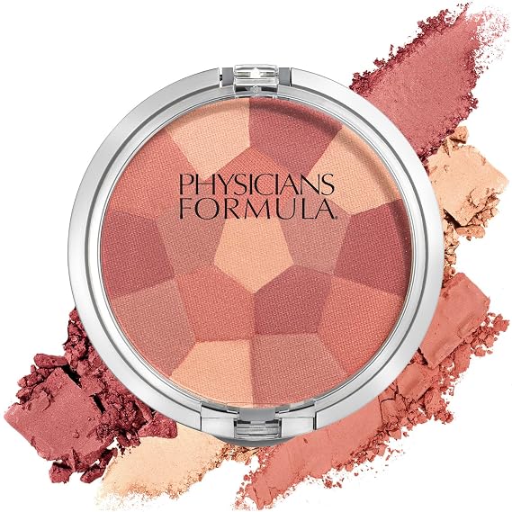 Physicians Formula Powder Palette Multi-Colored Blush, Silky Smooth Formula, Hypoallergenic, Blends Easily Without Irritation Blushing Rose
