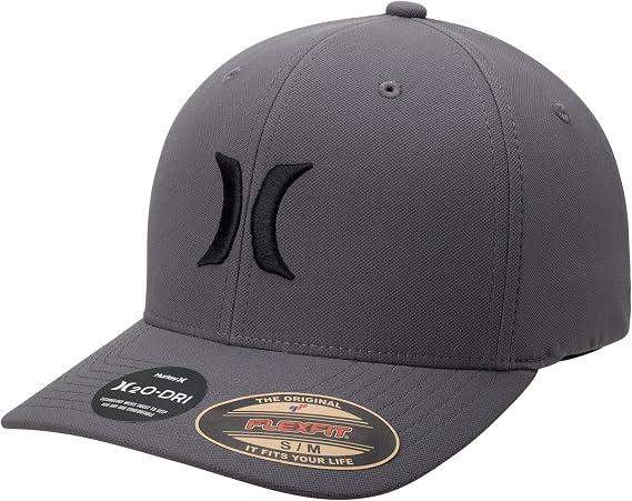 Hurley Men's Caps - One & Only Flexfit Baseball Cap - Fitted Hats for Men (S-XL)