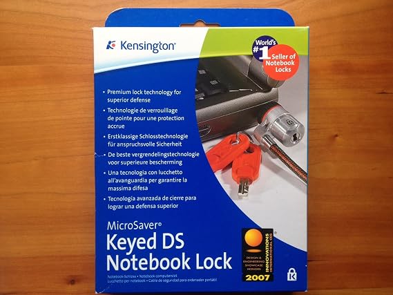 Kensington 64343 MicroSaver DS Keyed Notebook Computer Lock