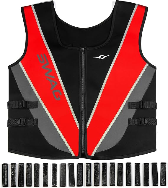 SWAG Adjustable Weighted Vest | 10 lb Base | Speed & Explosiveness for Athletes