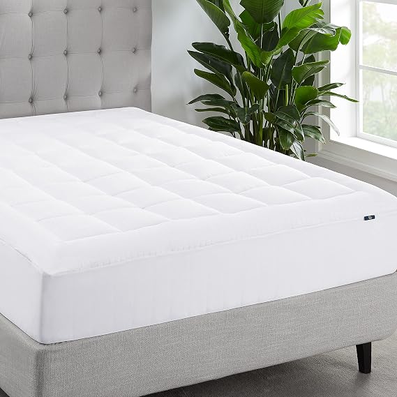 Serta ComfortSure Quilted Cotton Pillowtop Mattress Pad, Twin XL