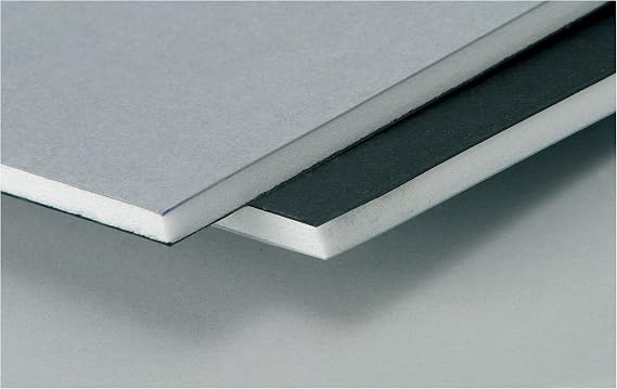 Westfoam 5mm A3 Foamboard - Black and Grey (Boxed Pack of 10 Sheets)