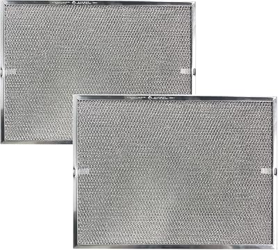 Air Filter Factory Replacement For 99010244, S99010244 Broan 13 x 20 x 0.43 Inches Range Hood Aluminum Mesh Grease Vent Filter 2-Pack
