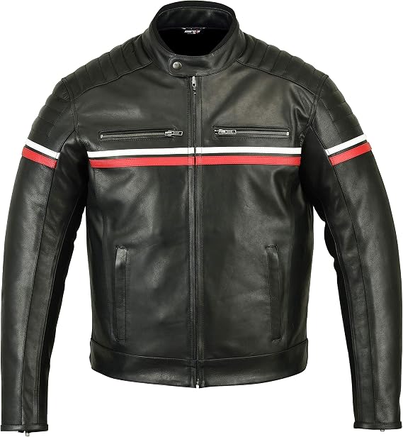 Metropolis Black Motorcycle Premium Leather Jacket