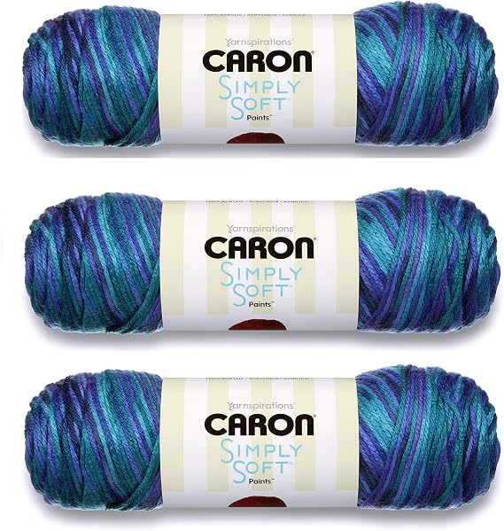 Caron C9700P-6 Simply Soft Paints Yarn - Oceana