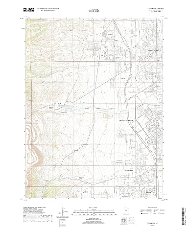 Copperton Utah US Topo Map 24" x 29" / Waterproof
