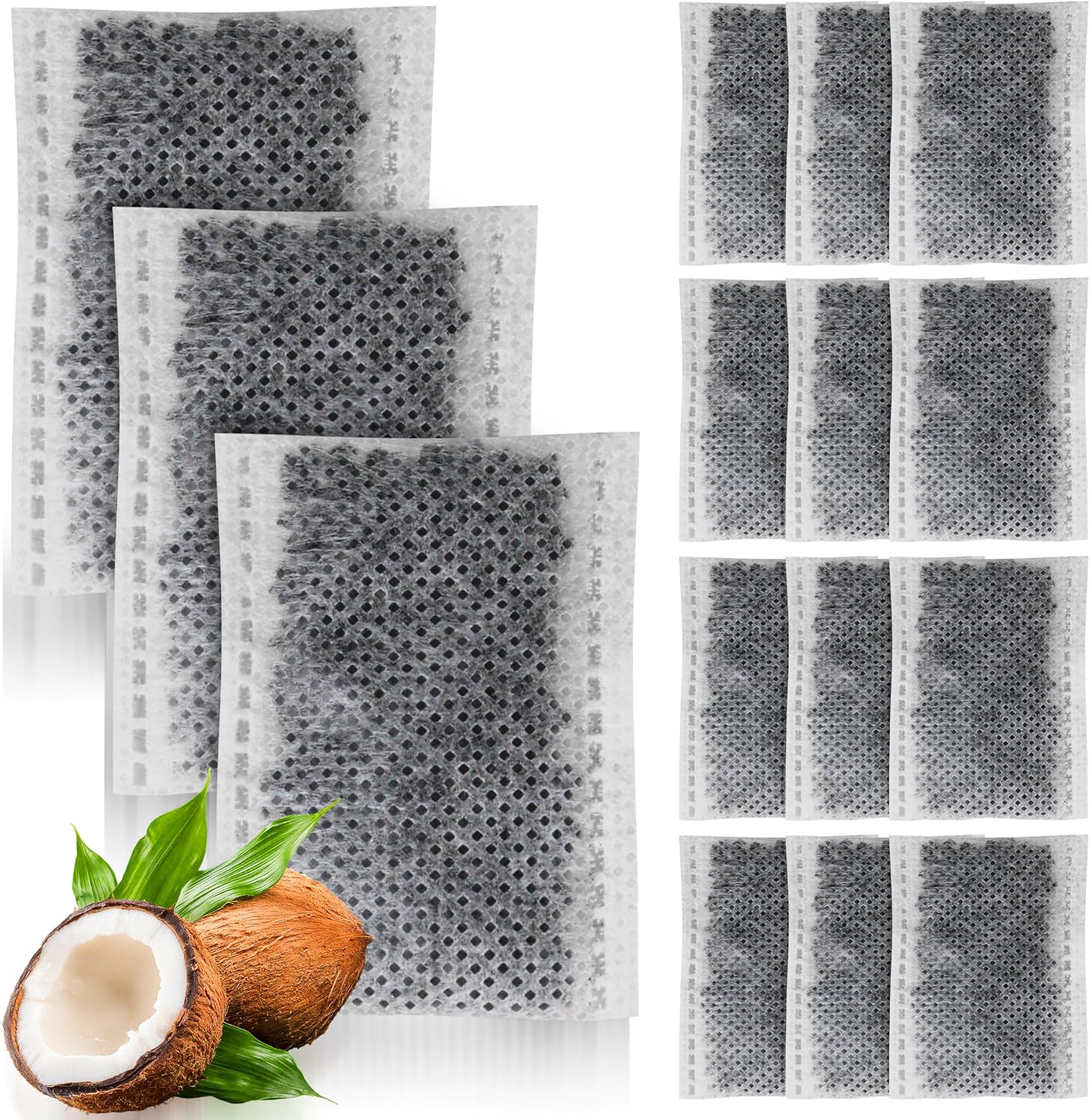 (12 Pack) Distiller Filters – Activated Charcoal Carbon Sachets for Megahome & Countertop Water Distillers