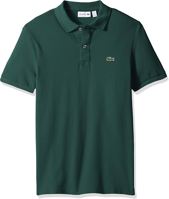 Lacoste Men's Classic Pique Slim Fit Short Sleeve Polo Shirt, wht