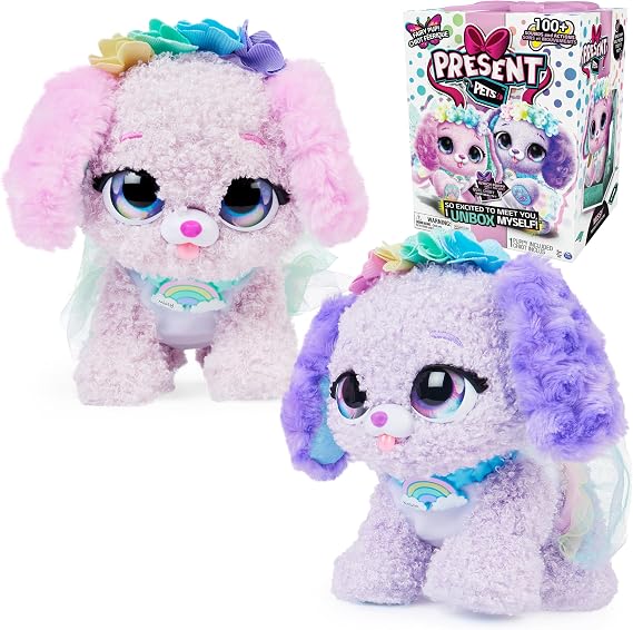 Present Pets Fairy Puppy Interactive Surprise Plush, Ages 5+