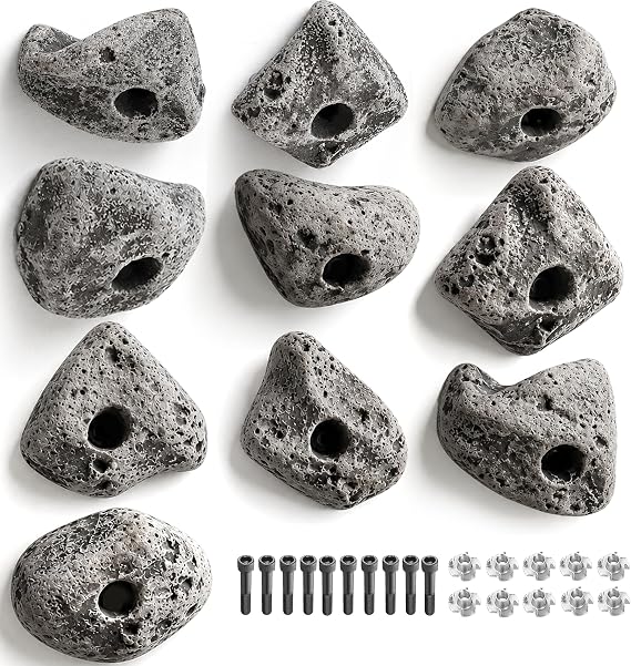 10 PCS Rock Climbing Holds for Rock Climbing Wall Made in USA