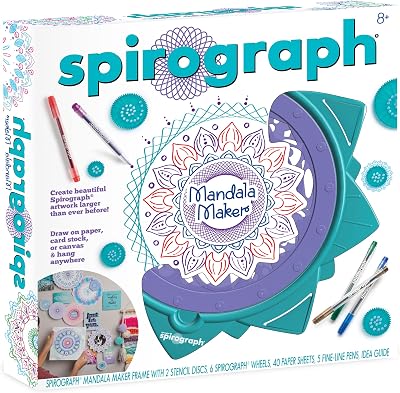 Spirograph Mandala, SP201, One Size, Multicolor