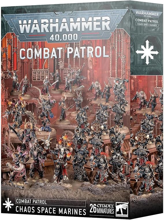 Warhammer 40k Games Work - Combat Patrol: Chaos Space Marines, Multicolor