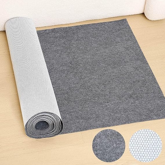 Drydiet Gray Boat Carpet, Marine Carpet Marine Grade Mat for Boats with Waterproof for Outdoor Deck Patio Porch Garage Kitchens Bathroom Outdoor Area Rug Runner Non-Slide Porch Rug (3 x 6 ft)