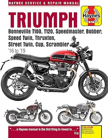 Triumph Bonneville T100/Bobber/Thruxton/Street/Scrambler Haynes (Paperback)