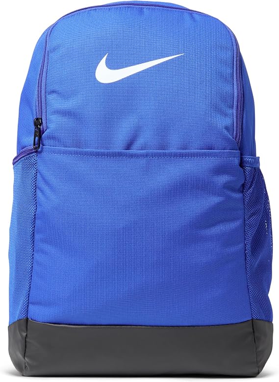 Nike Unisex Backpack Nk Brsla M Bkpk - 9.5 (24L), Game Royal/Black/White, DH7709-480, MISC