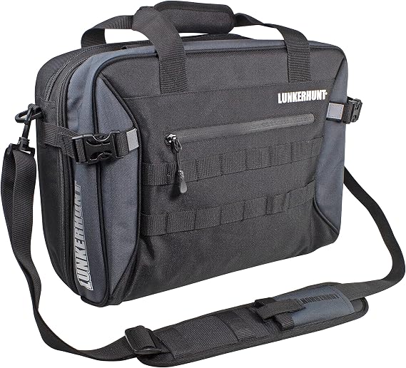 Lunkerhunt Fishing Tackle Sling Bag with Adjustable Strap - Water-Resistant TPE Fabric