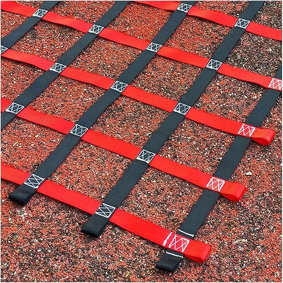 Climbing Cargo Net,Outdoor Playground Swing,Kids Ninja Obstacle Course Swingset Accessories for Adults Playground Webbing Net Heavy Duty Hammock Nets Climb Indoor,for Climbing Wall