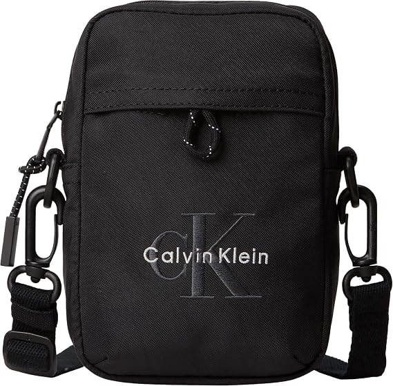 Calvin Klein BOLD LOGO NYLON SLIM REPORTER El Çantası Erkek