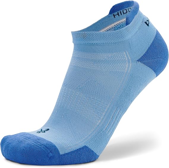 Balega Hidden Contour Impact Resistant/Cushioning Performance No Show Athletic Running Socks for Men & Women (1 Pair)