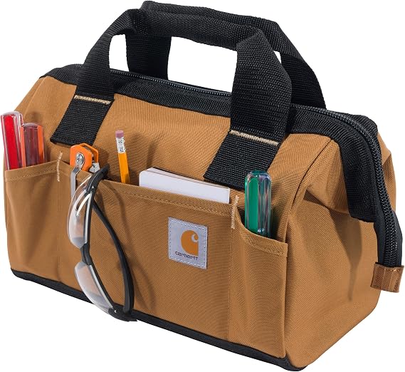 Carhartt Trade Series Tool Bag, Medium, Carhartt Brown, Medium (13-Inch)