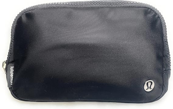 Lululemon Athletica Everyday Wear Belt Bag, Black, 7.5 x 5 x 2 inches , Black, One Size