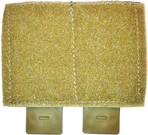 3x4" Tactical hook/loop Modular Badge Morale Panel Brown
