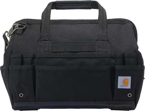 Carhartt Onsite Tool Bag, Durable Water-Resistant, Tool Storage Bag, Heavyweight, 16-Inch, Black
