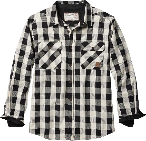 Legendary Whitetails Mens Tough as Buck Heavyweight Flannel Shirt