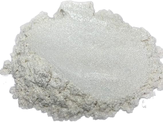 462g/16.5oz Bulk Pack "Pure Pearl White" Mica Powder Pigment (Epoxy,Resin,Soap,Plastidip) Black Diamond Pigments